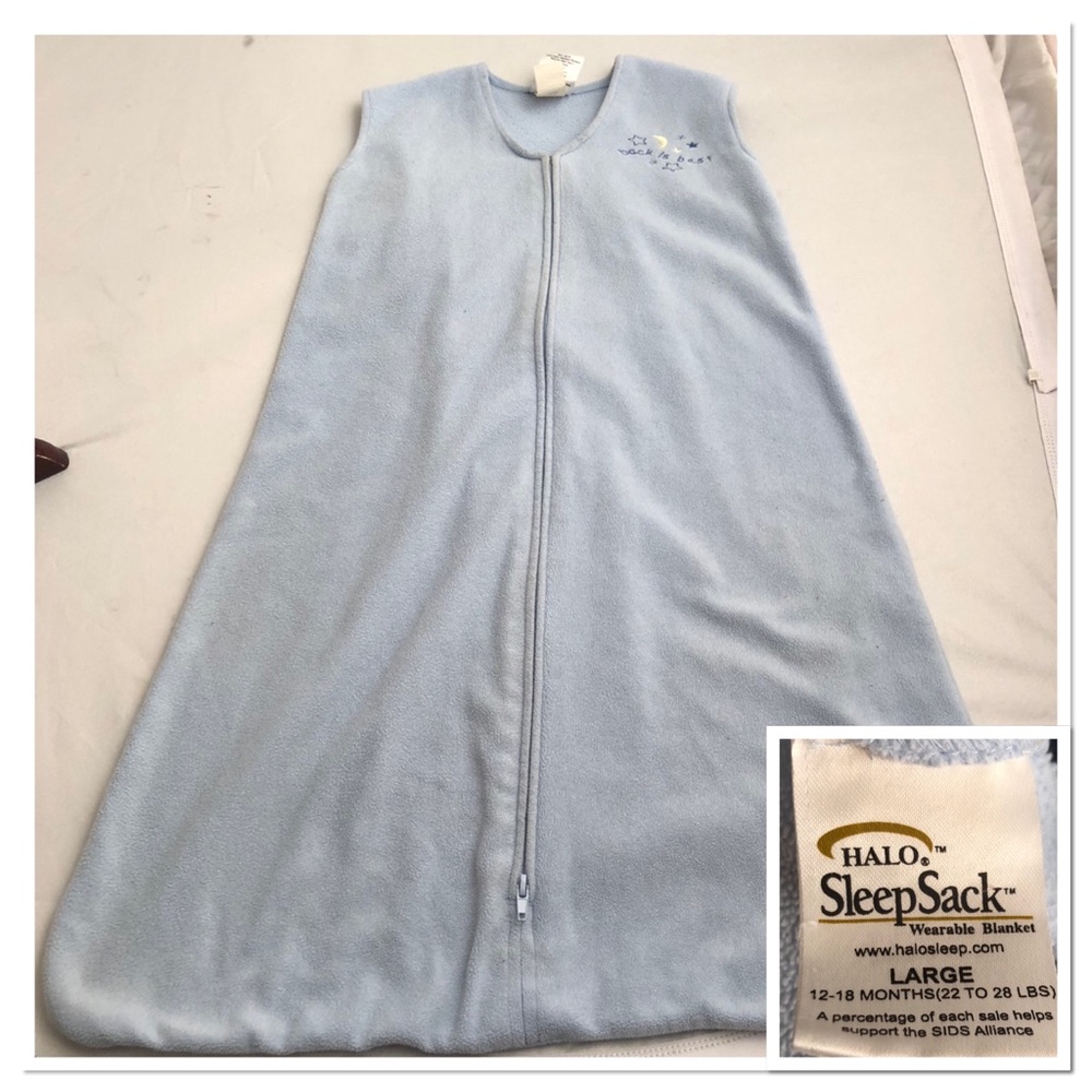 Halo Sleep sack - ONE BLUE COTTON available - Picture 2 of 3